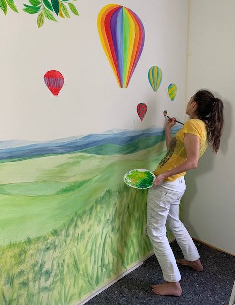 Kinderzimmer Wandmalerei