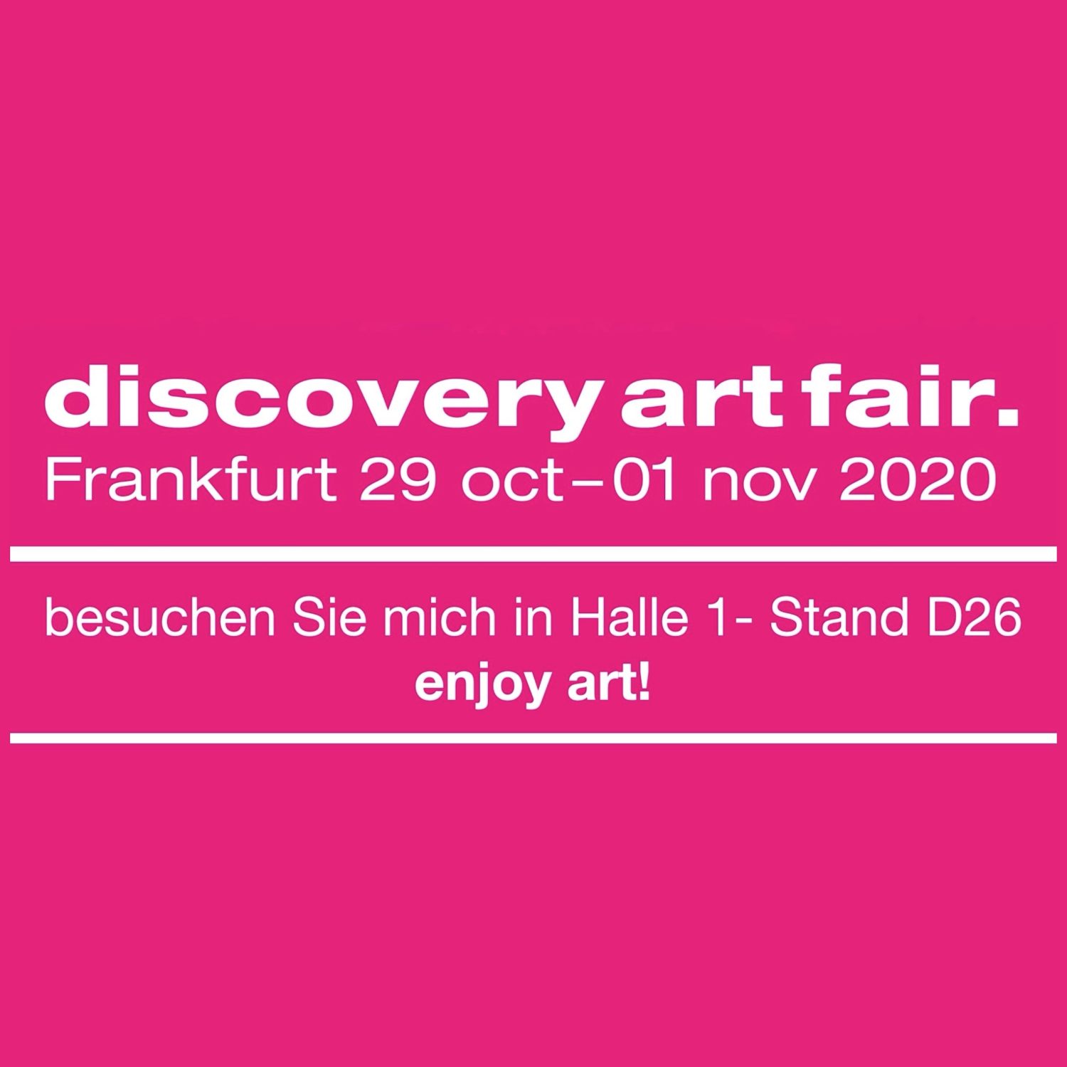 Discovery Art Fair Frankfurt Entdeckermesse für zeitgenössische Kunst