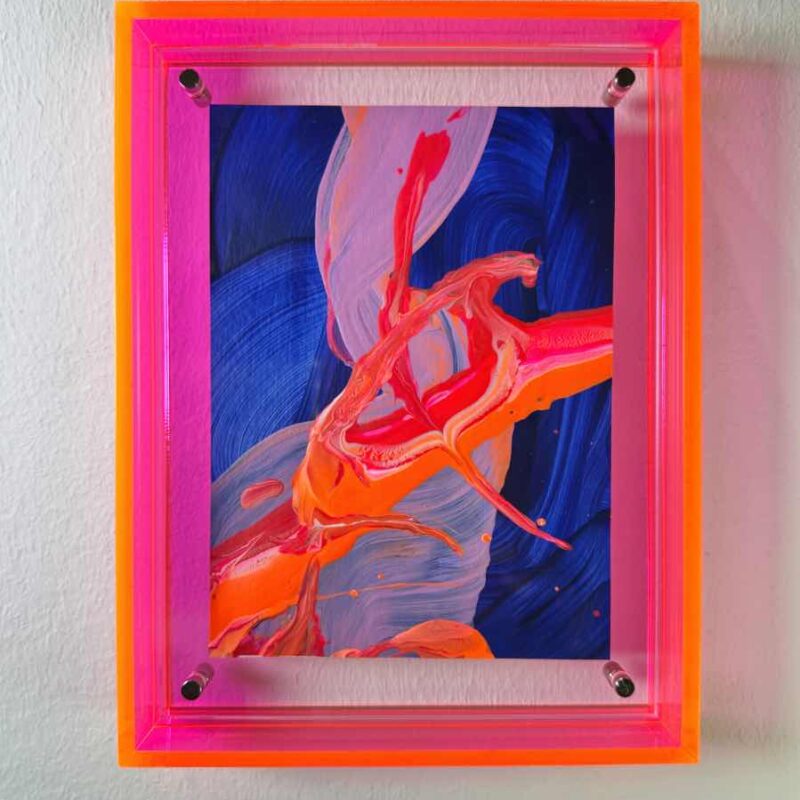 Mini Pink Floating in the Blue