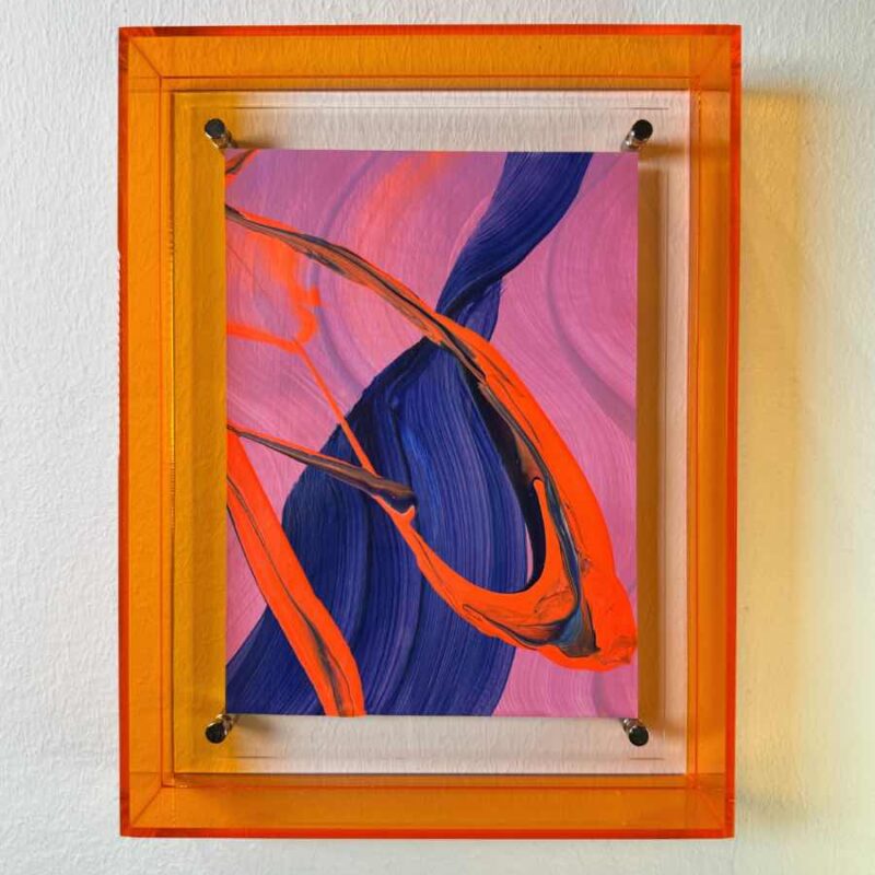 Mini Bild in Orange