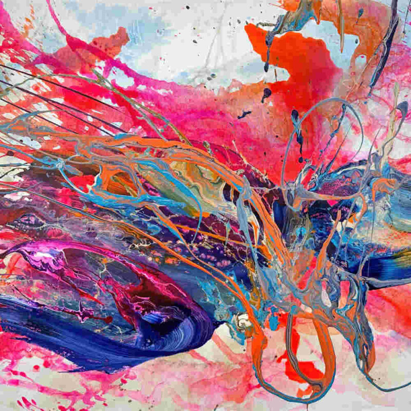 Abstrakte Kunst – ...And the butterfly goes wild
