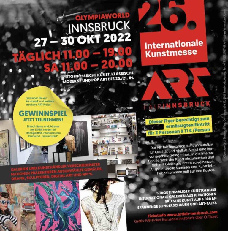 ARTfair Innsbruck 2022 mit Claudia Botz